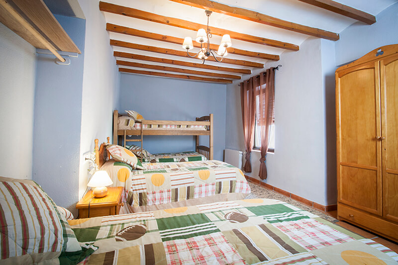 Litera del dormitorio de la segunda planta | Casa Rural Amparo